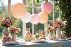 Bezaubernde Babyparty Deko für den großen Tag