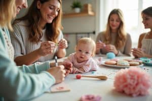 Süße Babyparty-Ideen zum Basteln mit Freunden
