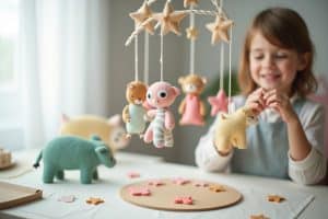 DIY: Mobile basteln für die Babyparty - Kreative Ideen