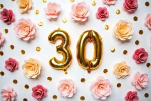 15 Deko für 30. Geburtstag Ideen