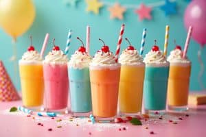 12 Milkshakes für Kinderpartys